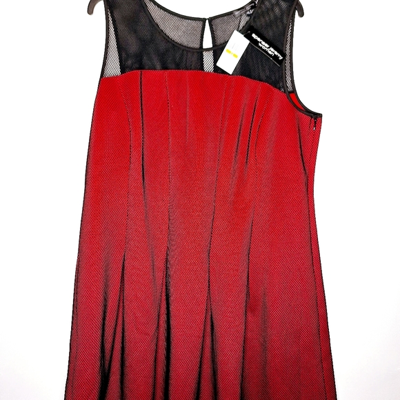 Spencer Jeremy Woman red and black Valentines Day plus size 3X dress. - Picture 1 of 6